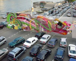 Beschleunigte Kunst in Moskau